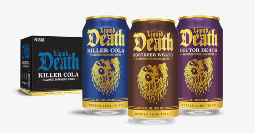 Liquid Death Soda-Inspired Sparkling Water